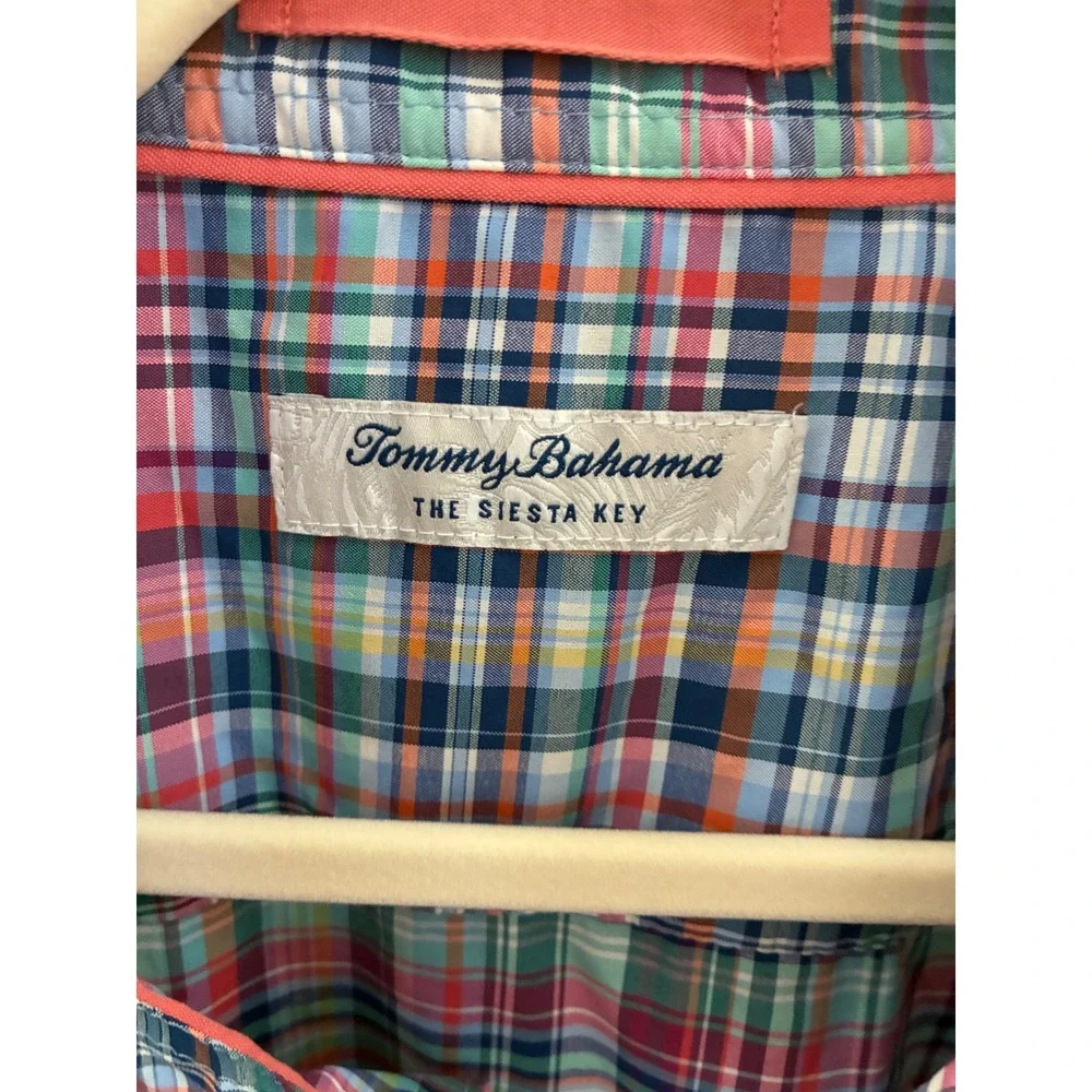 Tommy Bahama The Siesta Key Men's Plaid XL Button Down Long Sleeve Shirt - Picture 1 of 8